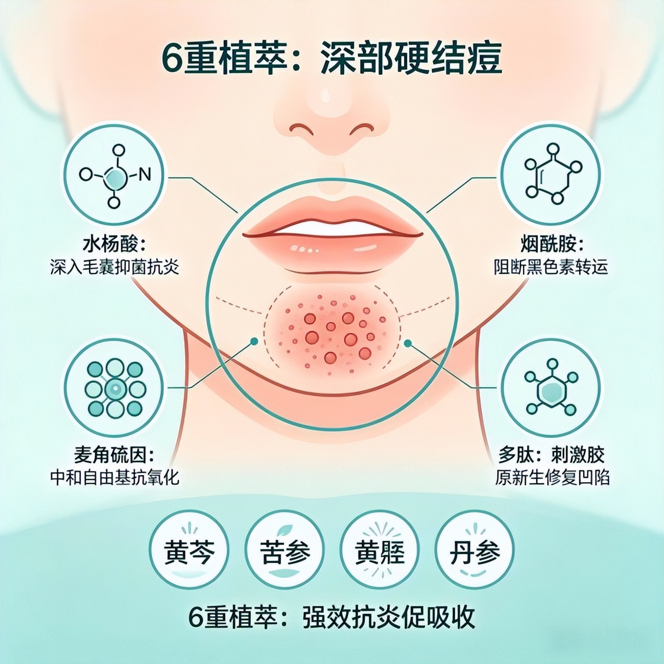 脸颊屏障修复_额头闭口护理_祛痘