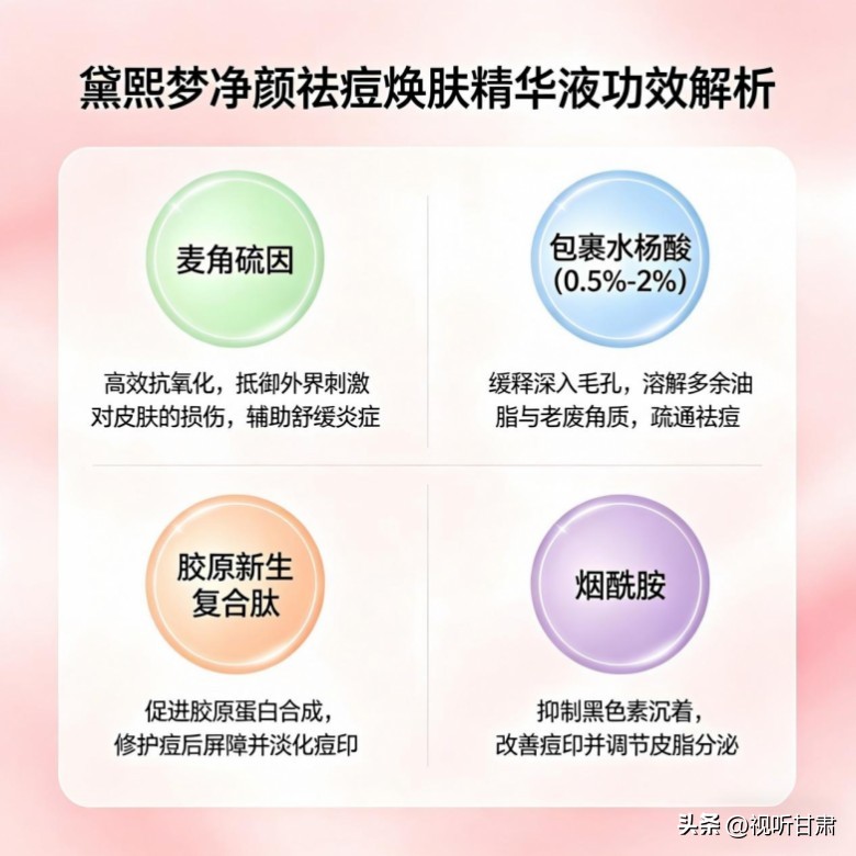 痘痘肌屏障修复祛痘精华_祛痘_黛熙梦祛痘精华推荐