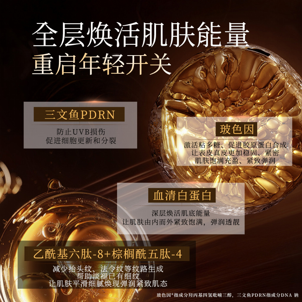 抗皱面霜成分浓度标注_功效宣称体感落差大_健康肌维稳